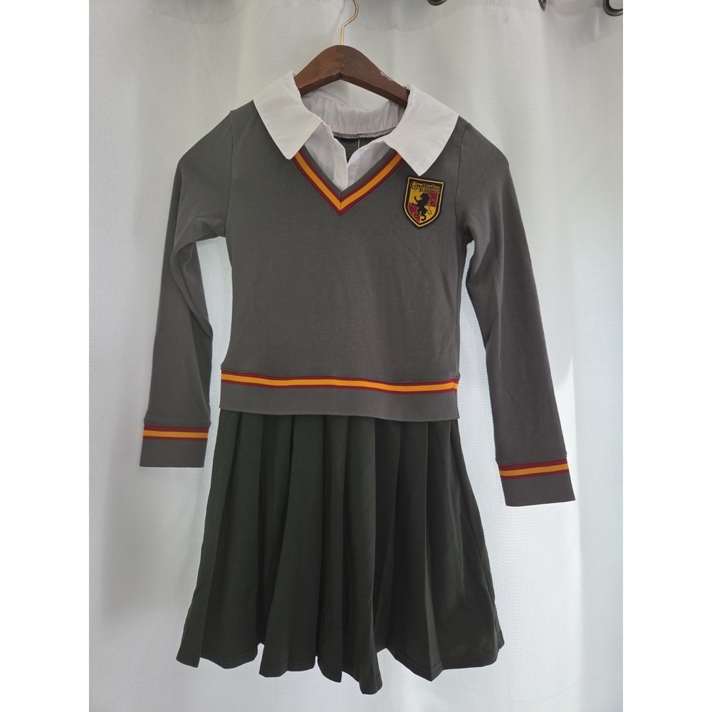 Harry Potter Kids Gryffindor Uniform Dress Costume Halloween Size Medium